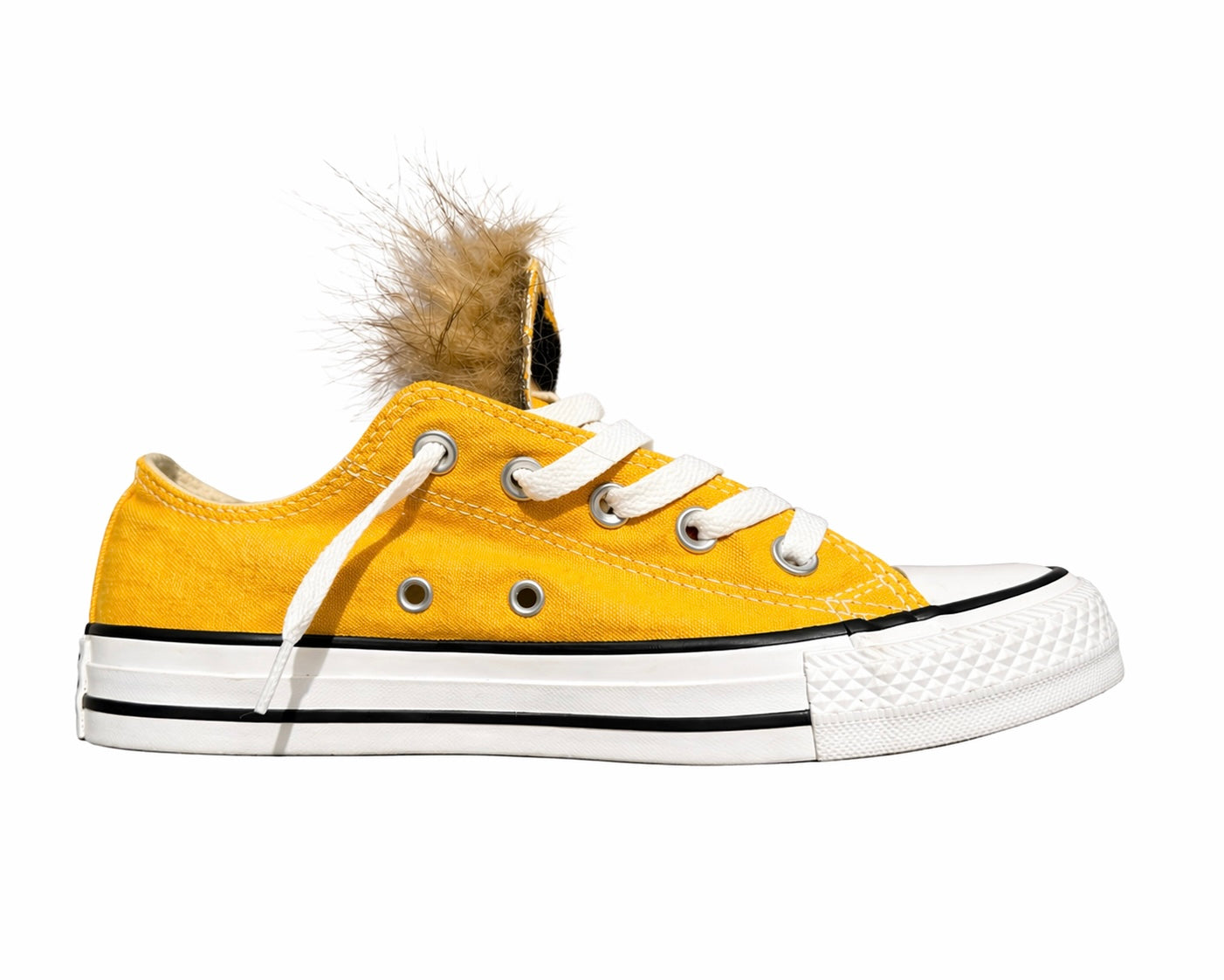 XTRADEADLY (Yellow) Fur Converse Custom (Women’s)
