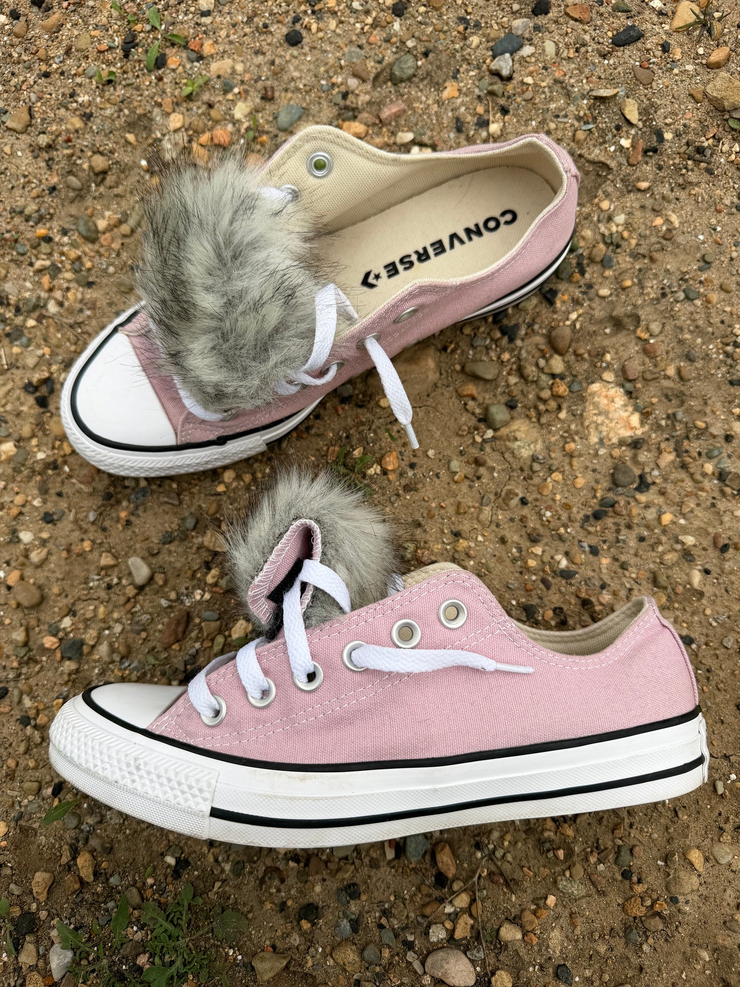 XTRADEADLY (Purple) Fur Converse Custom (Women’s)
