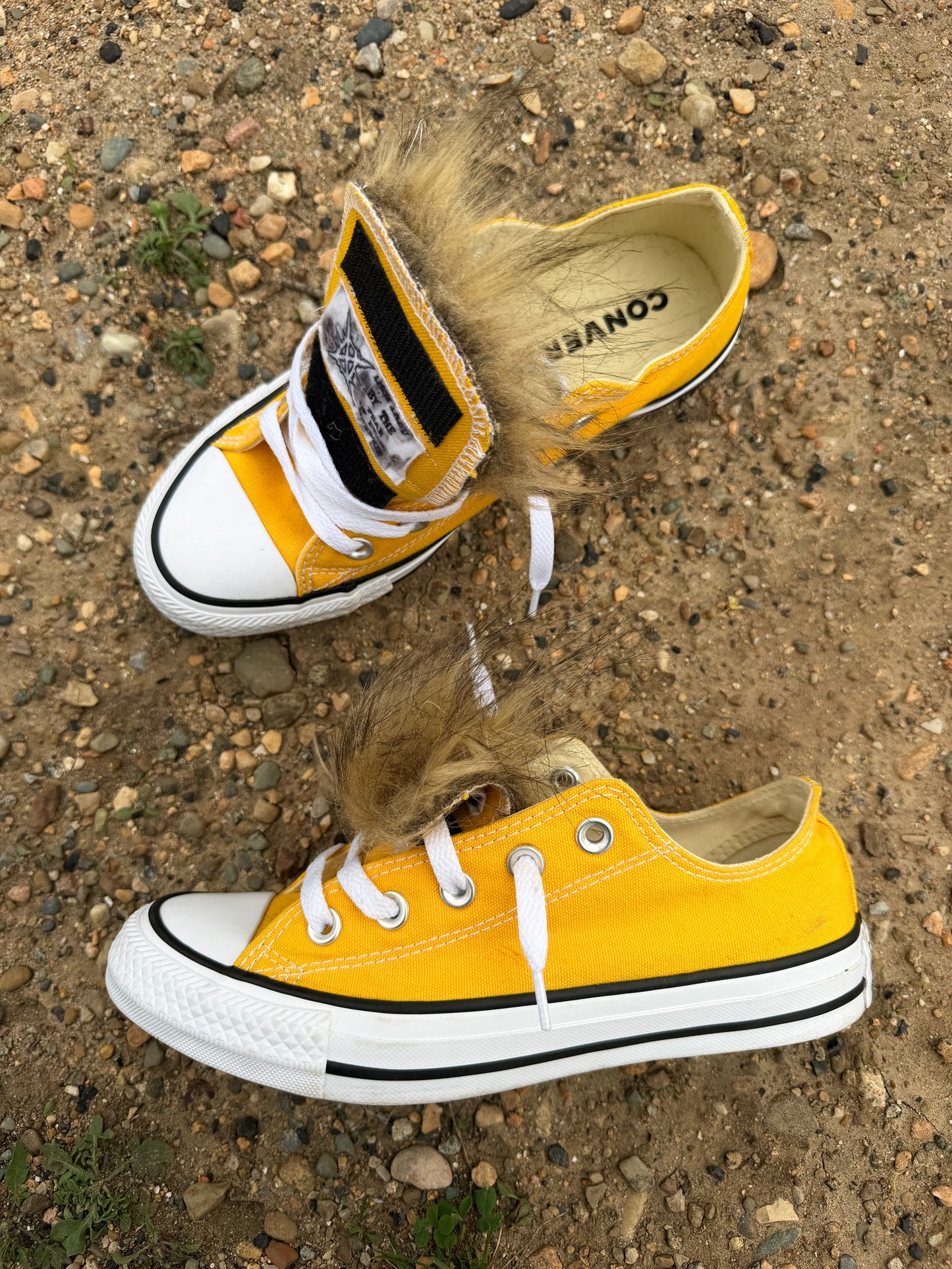 XTRADEADLY (Yellow) Fur Converse Custom (Women’s)
