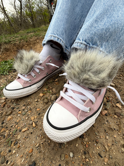 XTRADEADLY (Purple) Fur Converse Custom (Women’s)