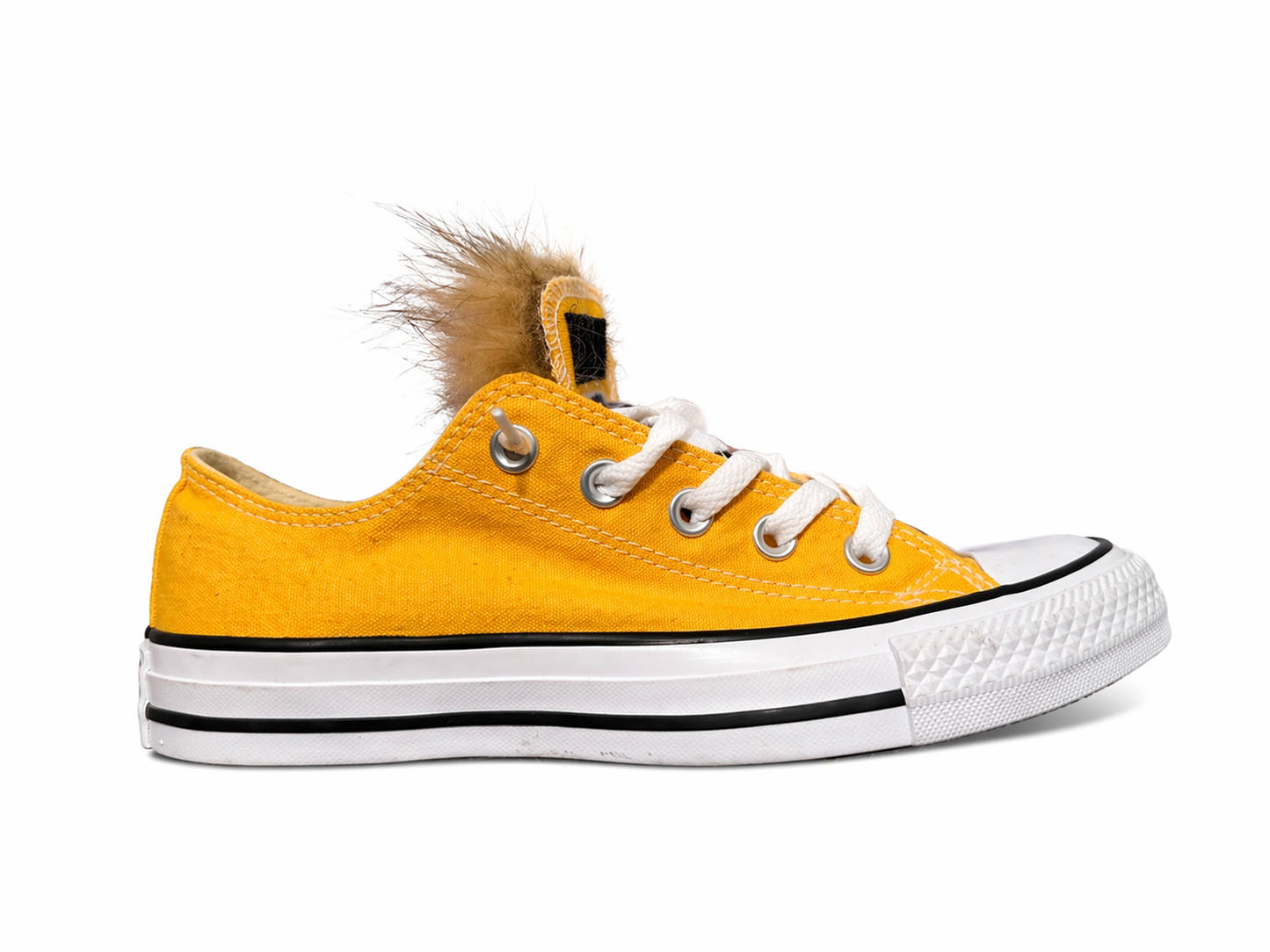 XTRADEADLY (Yellow) Fur Converse Custom (Women’s)