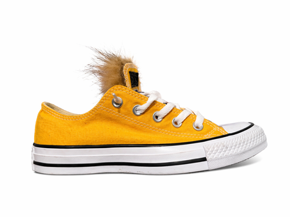 XTRADEADLY (Yellow) Fur Converse Custom (Women’s)