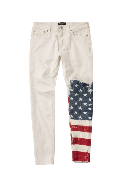 Xtra Deadly American Flag Skinny Jeans