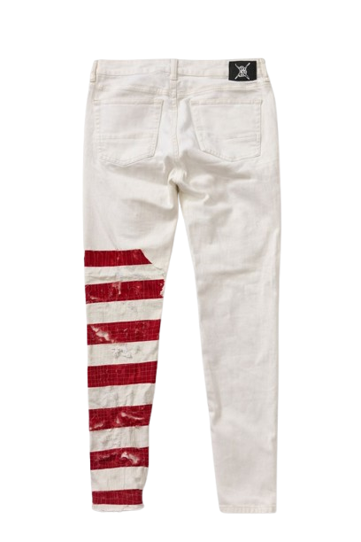 Xtra Deadly American Flag Skinny Jeans