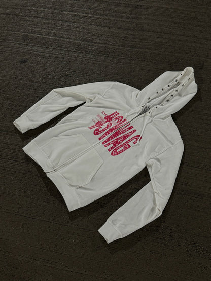 (Pink) Leopard print #SWAG Zip Up