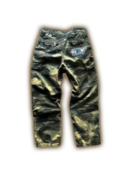 1 OF 1 XTRA DEADLY “PATCHED CAMO” PANTS