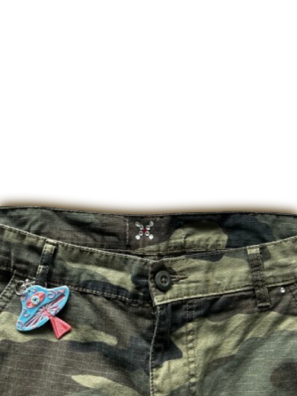1 OF 1 XTRA DEADLY “PATCHED CAMO” PANTS
