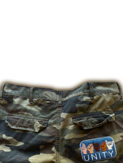 1 OF 1 XTRA DEADLY “PATCHED CAMO” PANTS