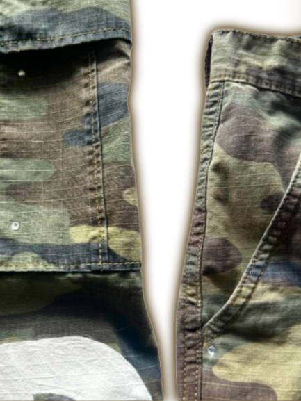 1 OF 1 XTRA DEADLY “PATCHED CAMO” PANTS