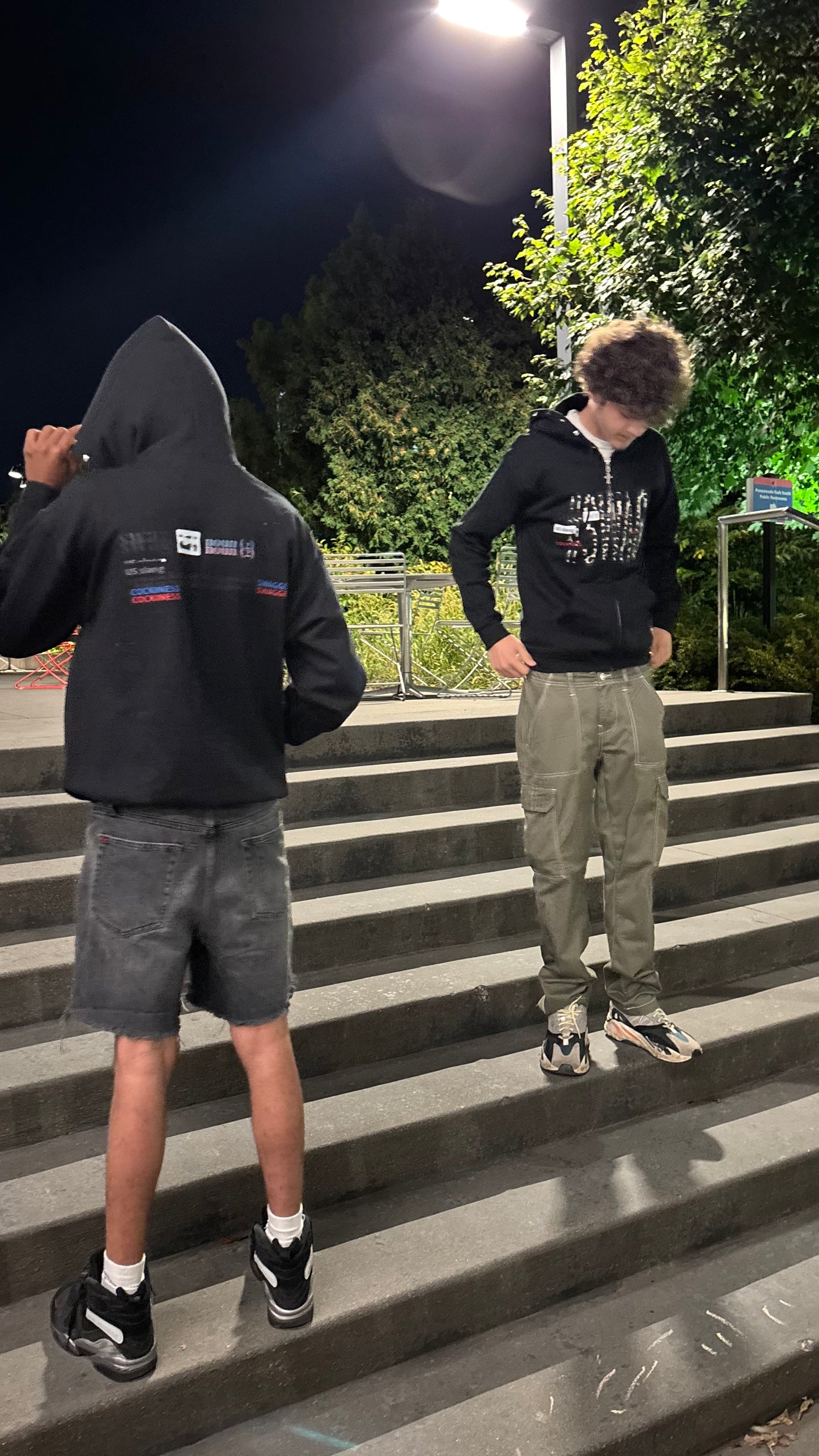 (Black) Leopard Print #SWAG Zip Up